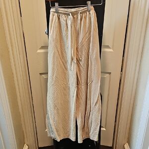 H&M Beige Wide Leg Pants